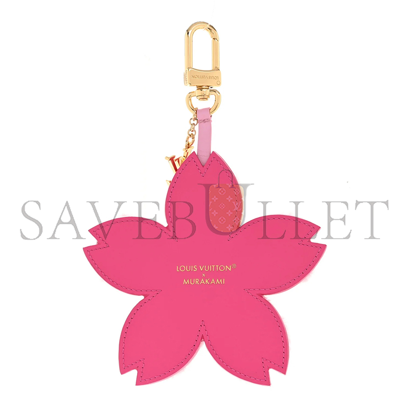 L0vis Vvtt0n MURAKAM LV X TM CHERRY BLOSSOM BAG CHARM M02485